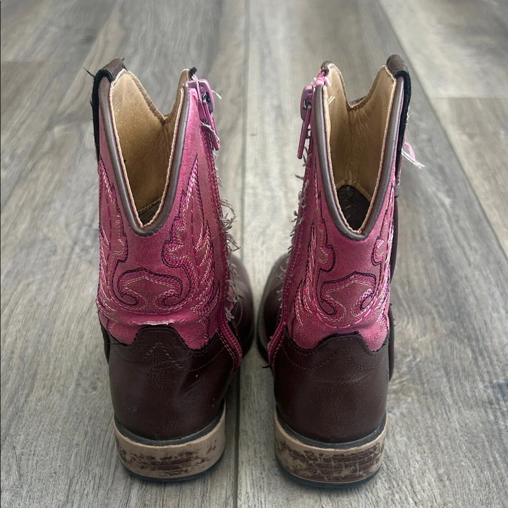 Toddler Girls Roper Cowgirl Boots - Picture 3 of 7